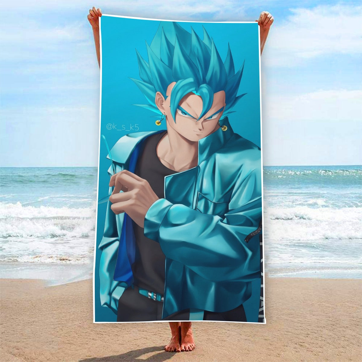 Goku Creative Design DBZ Kids Beach Towel