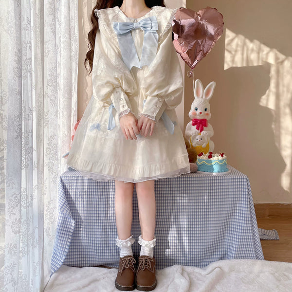 cute japanese dresses online Cute Japanese Dress, Soft Dress, Princess * Coffee Colored Princess Dress (excluding Bunny Bag)