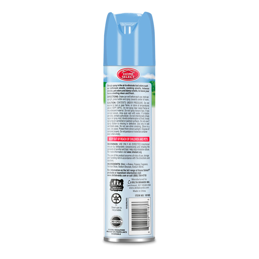 Home Select Aerosol Odor Neutralizer - Fresh Linen 10 Fl.Oz.