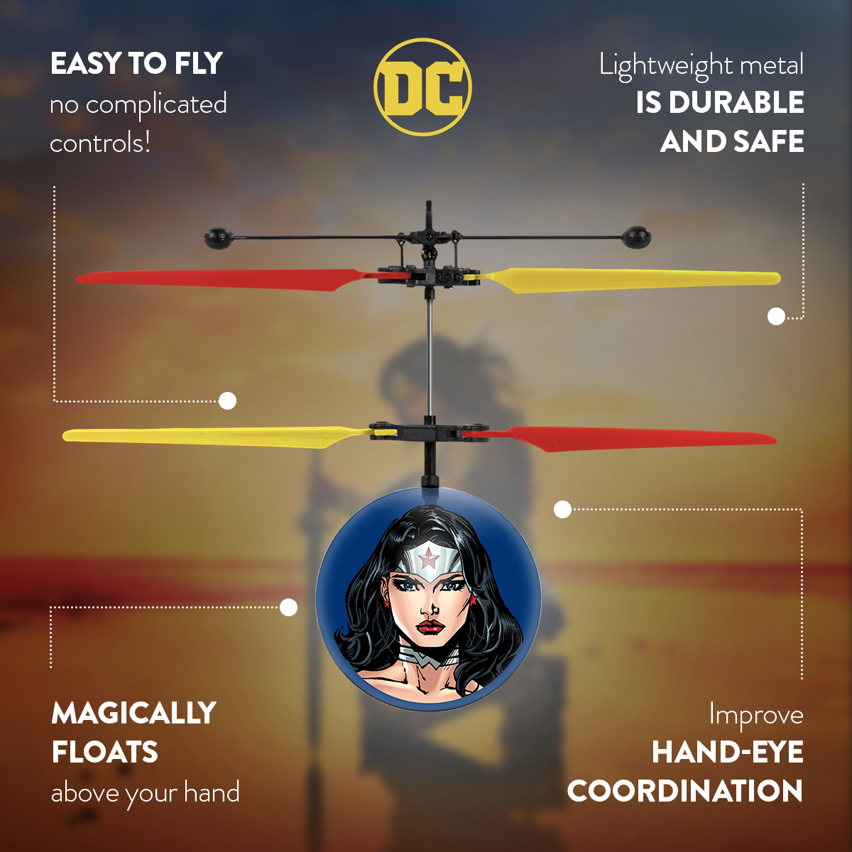 Wonder Woman Heli Ball