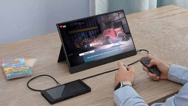 게임, 사진 편집 또는 Netflix 폭음에 사용되는 Vissles-M Monitor는 휴대용 모니터에 비해 인상적인 화질을 제공합니다.