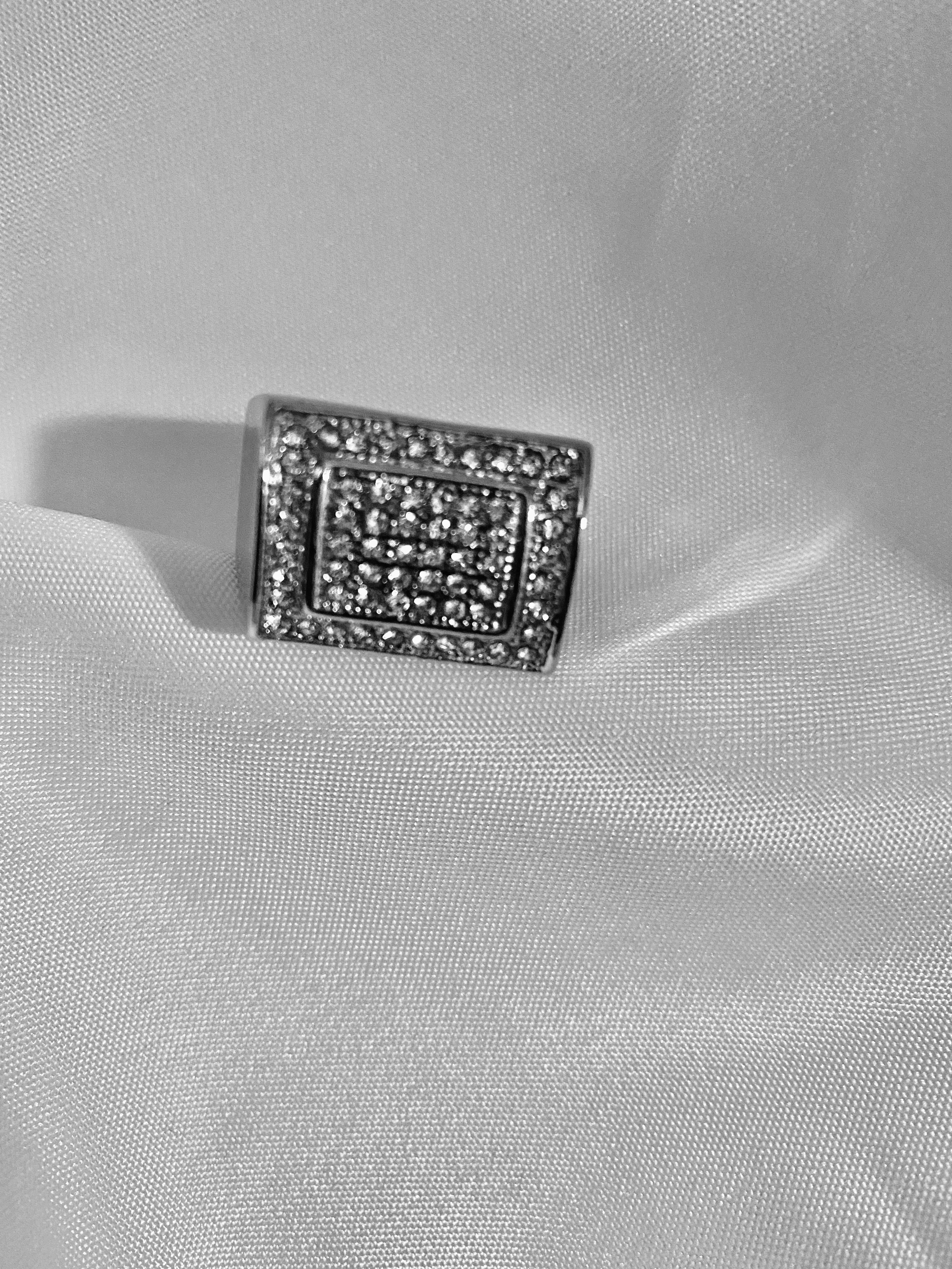 Diamond Bling Men Ring