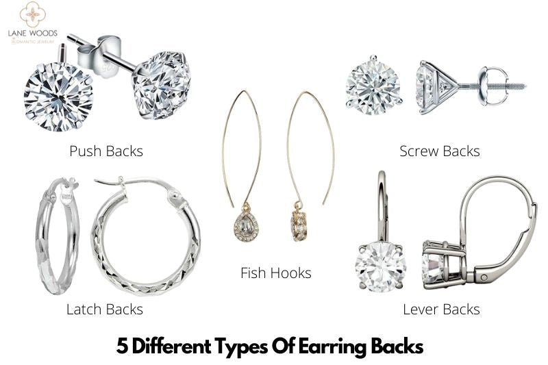 Different kind of earring backs Clearance