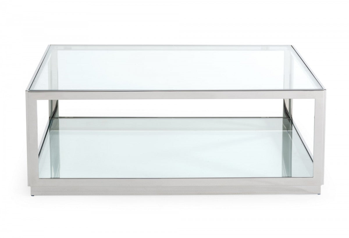 Wrickle Stainless Steel Coffee Table