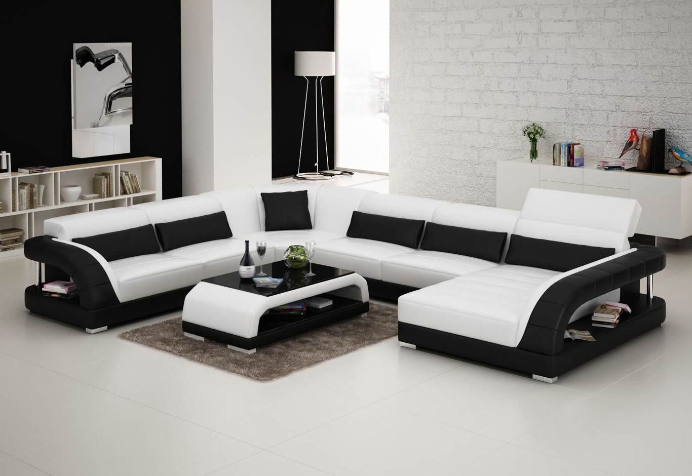 Copenhagen Modern Leather Sectional