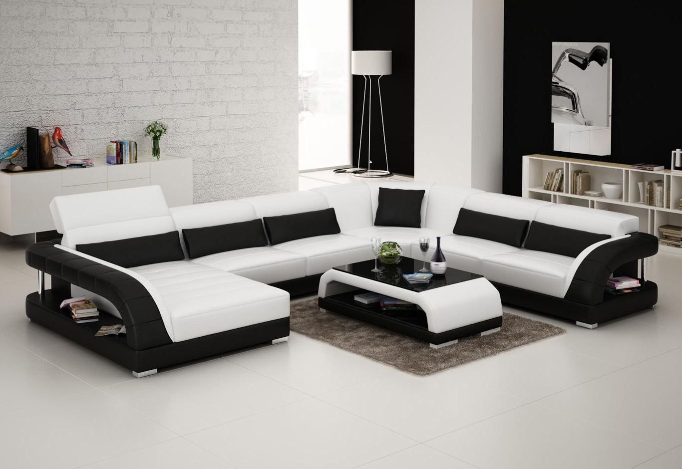 Copenhagen Modern Leather Sectional