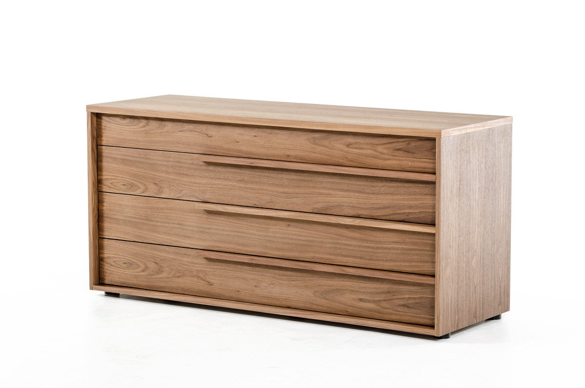 Bitio Modern Walnut Nightstand