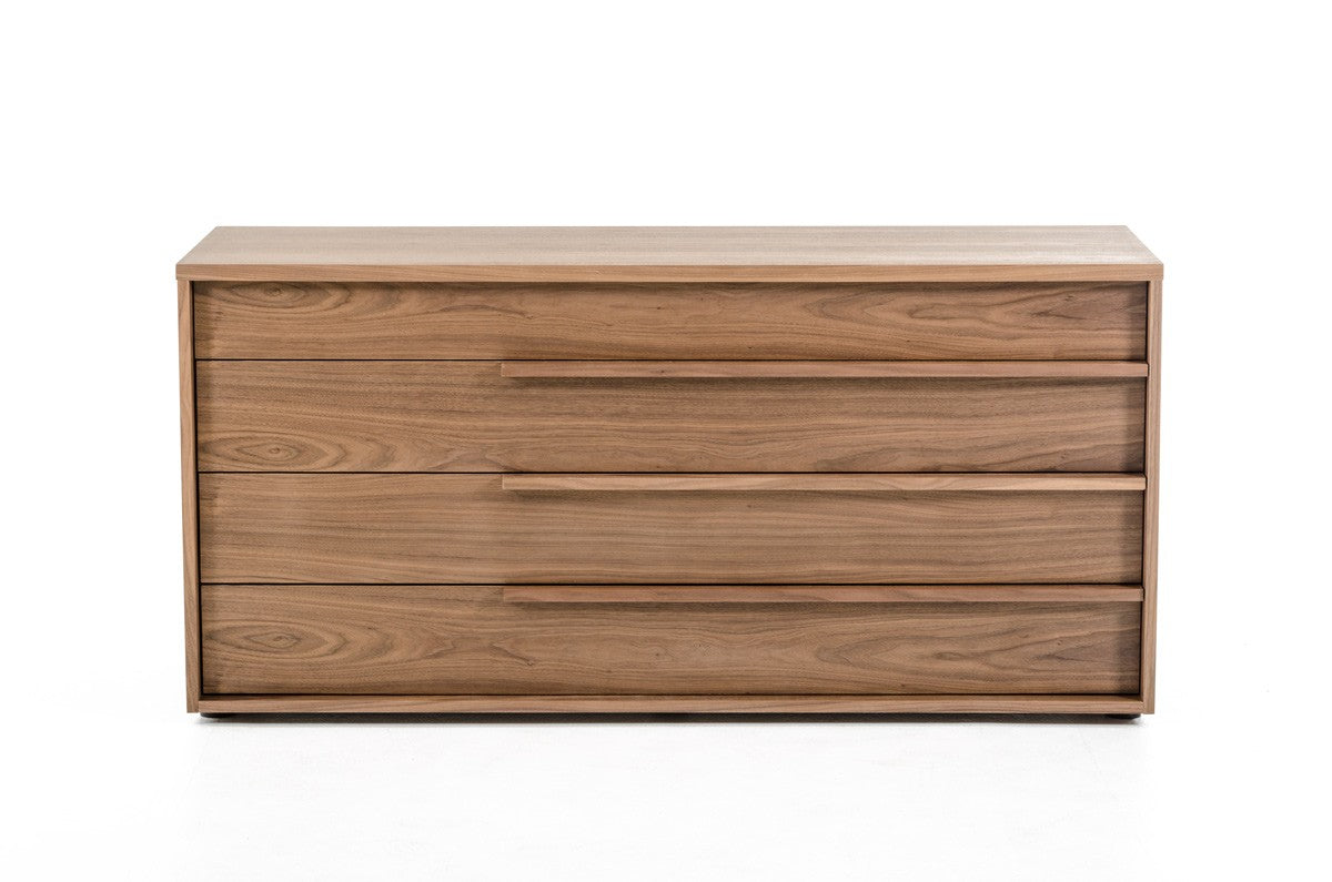 Bitio Modern Walnut Nightstand