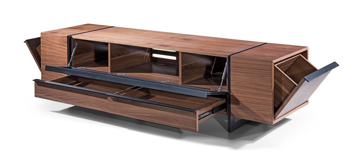 Donor Lorena Modern Walnut TV Stand