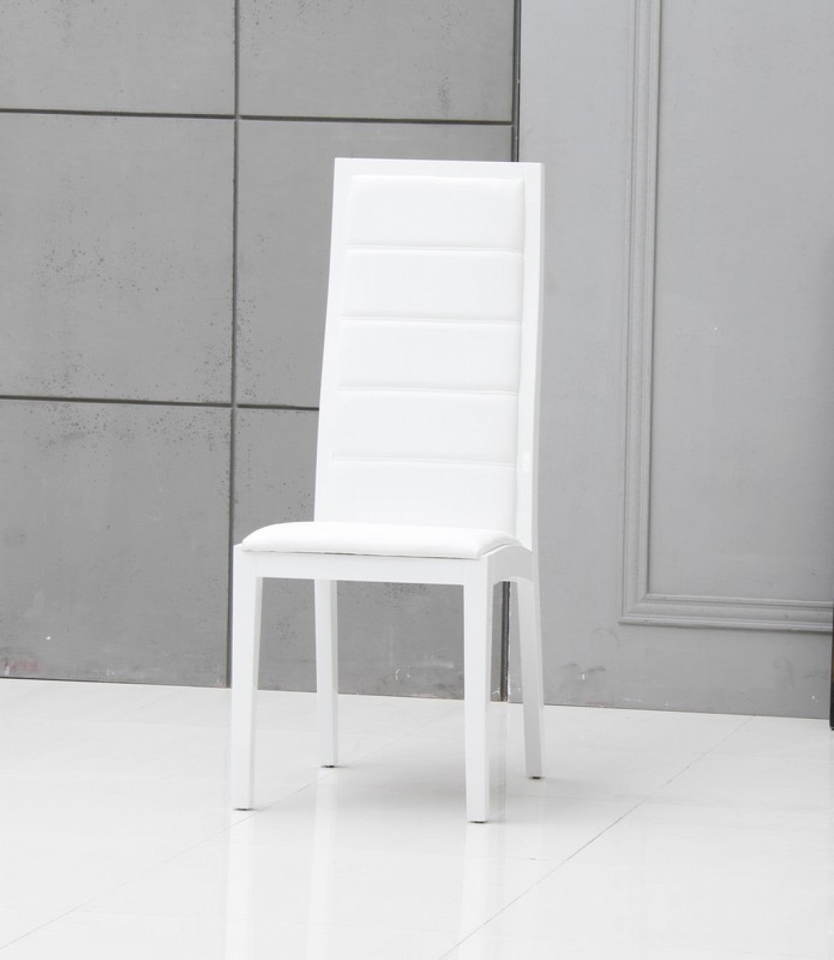 Davty Contemporary White Dining Chair (Set of 2)