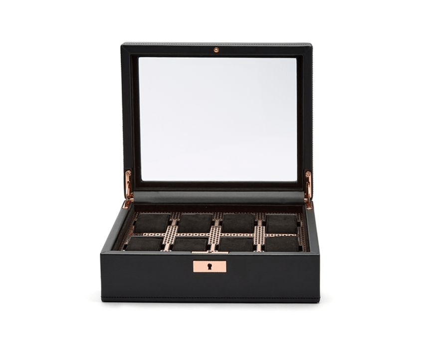 WOLF Axis 8 Piece Copper Watch Box 488016