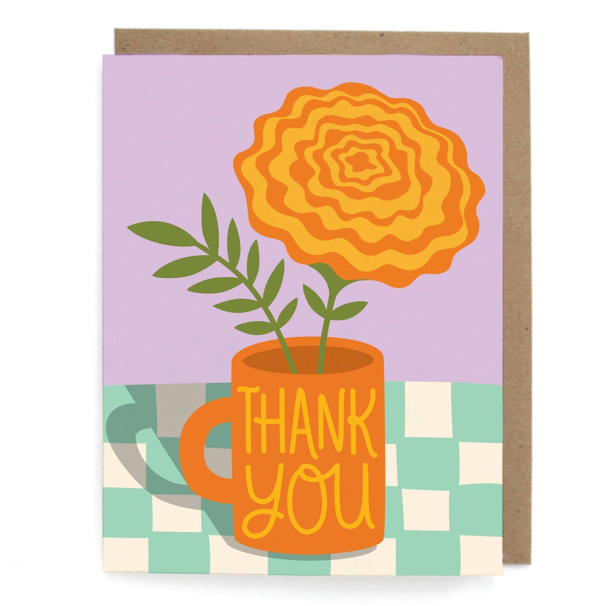 Card - Thank You Marigold