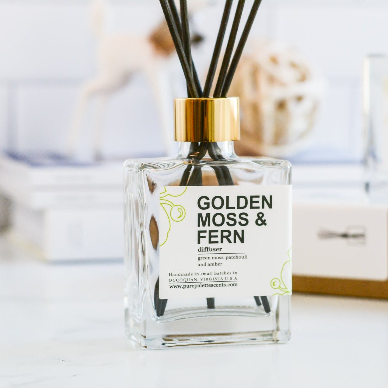 Reed Diffuser - Golden Moss & Fern