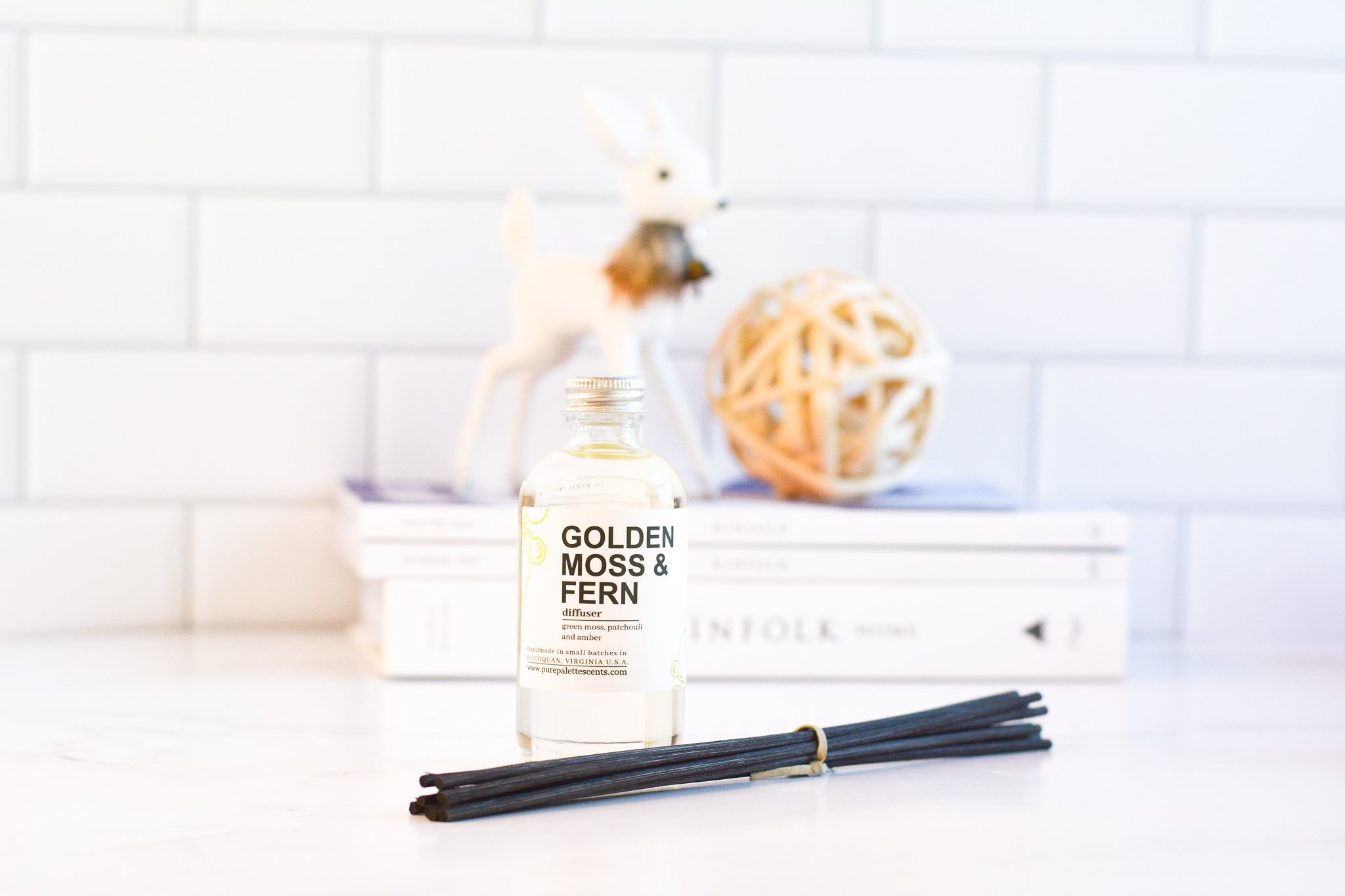 Reed Diffuser - Golden Moss & Fern