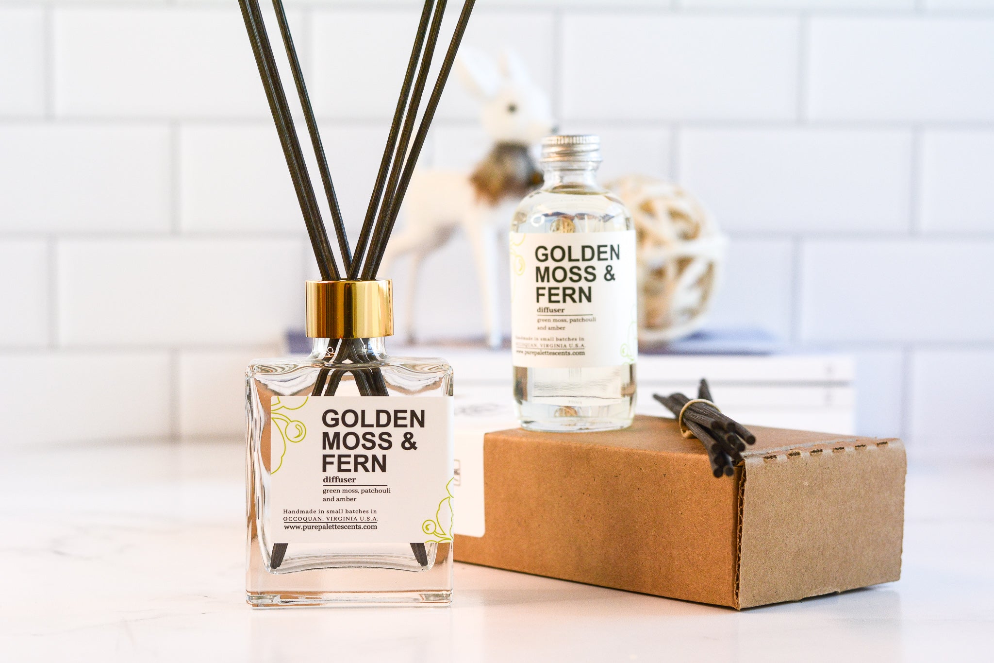 Reed Diffuser - Golden Moss & Fern