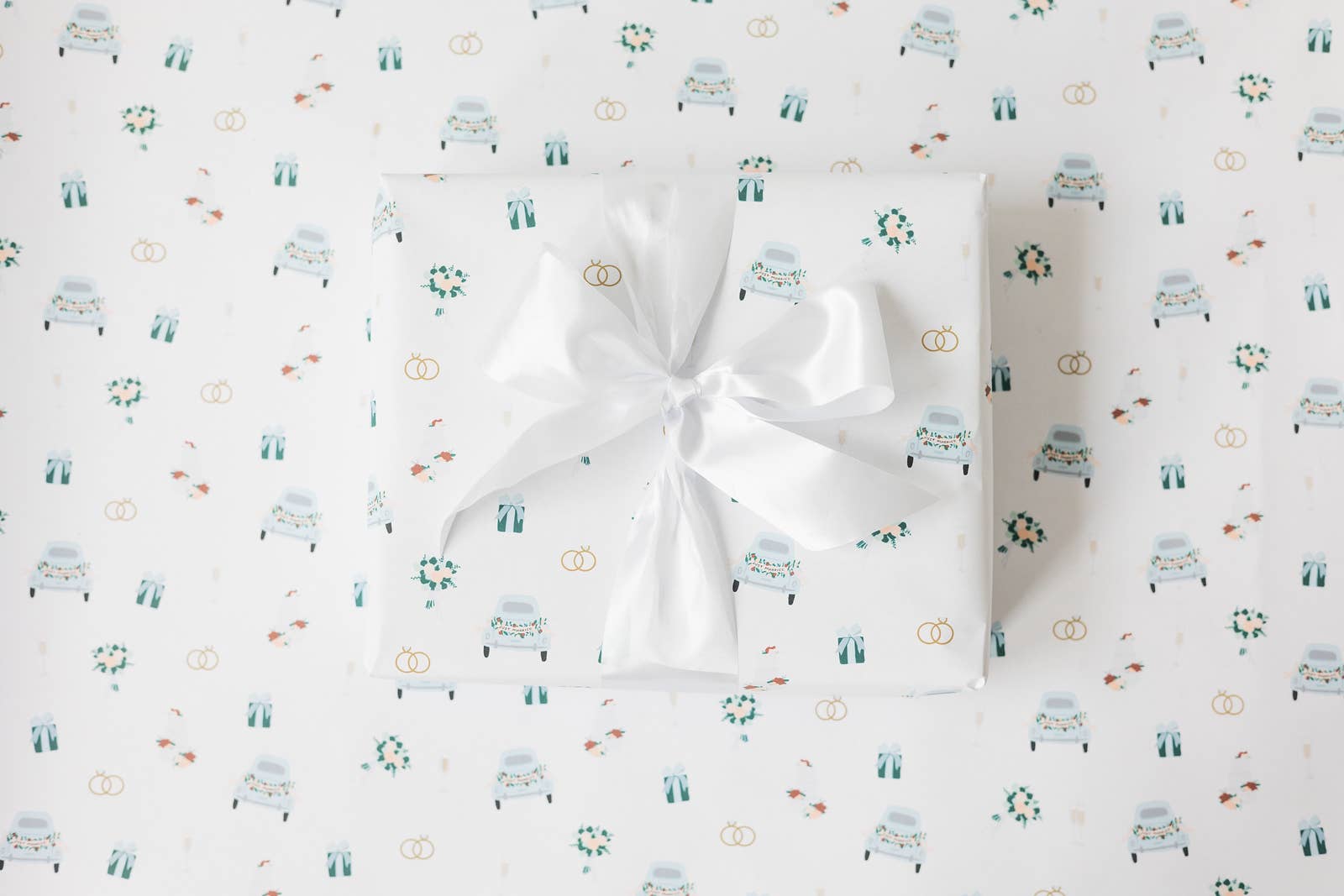 Wrapping Paper Roll - Wedding Pattern