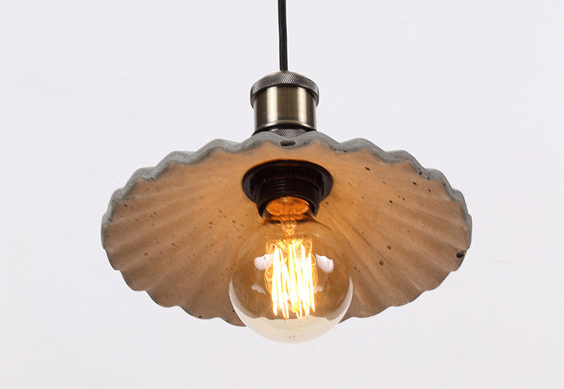 Presto Concrete Fluted Pendant Light