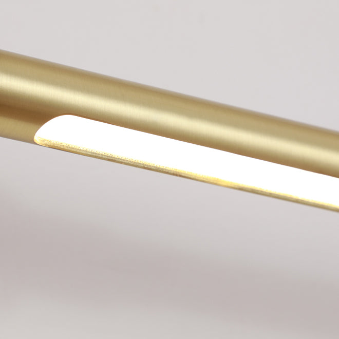 Chester Minimalist Line LED Brass Wall Light