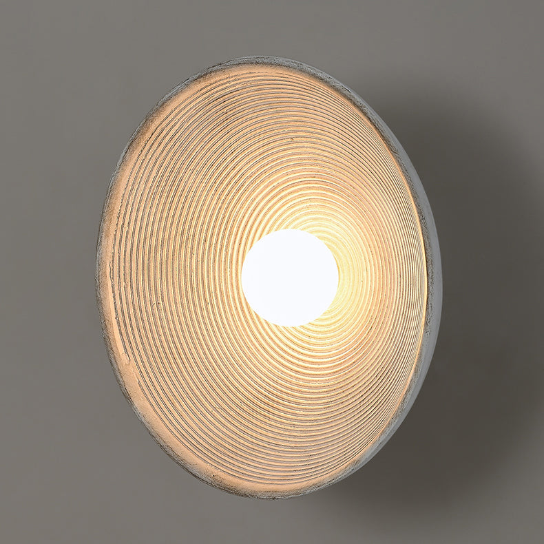 Longleaf Wooden Plate Simple and Elegant Wall Light