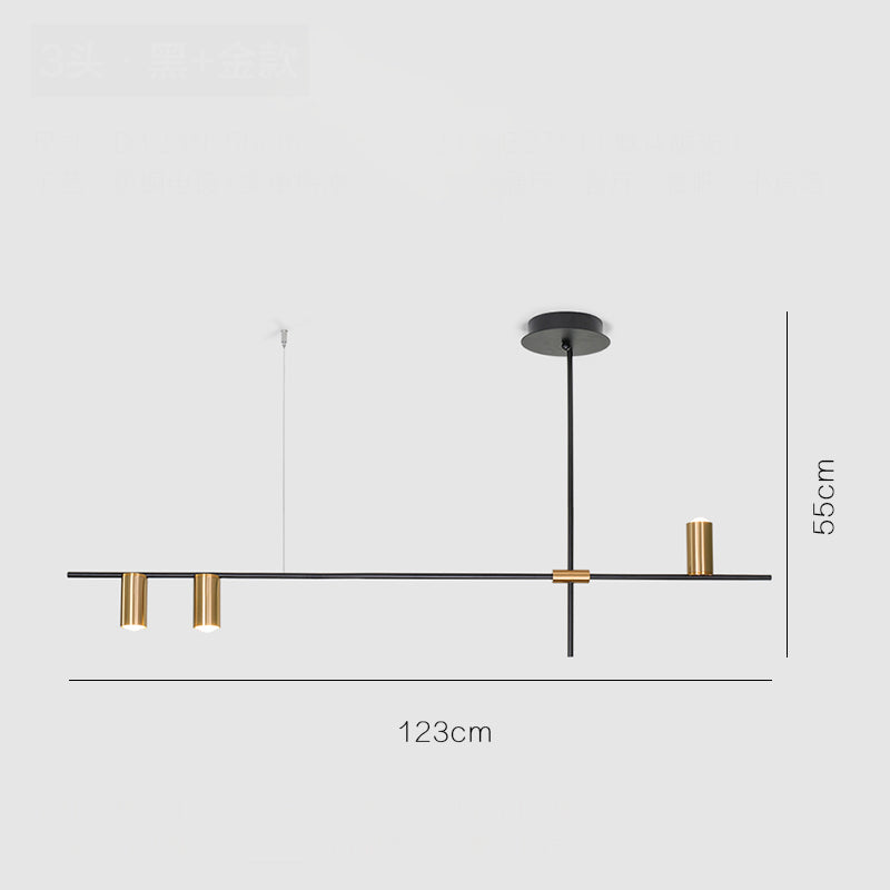 Ilili Minimalist Kitchen Island Line Pendant Light