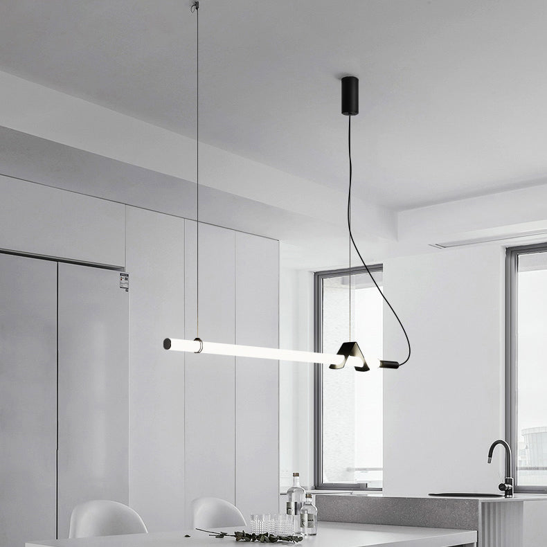 Sasaki Minimalist Linear Suspension Pendant Light