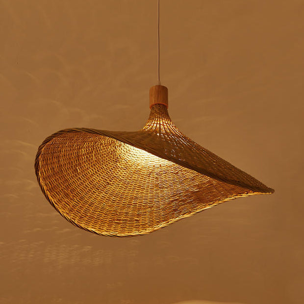 Panama Rattan Wicker Bamboo Pendant Light