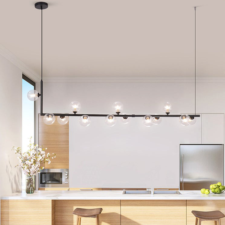 Luz Minimalist Line Kitchen Island Pendant Light