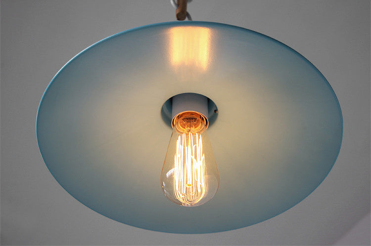 Latte Colourful Loft Industrial Pendant Light