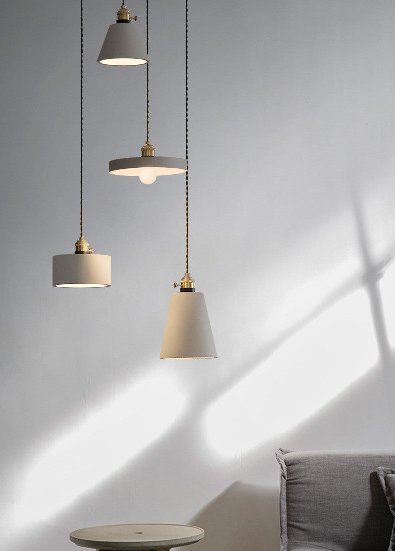 Concrete Vasa Minimalist Pendant Light