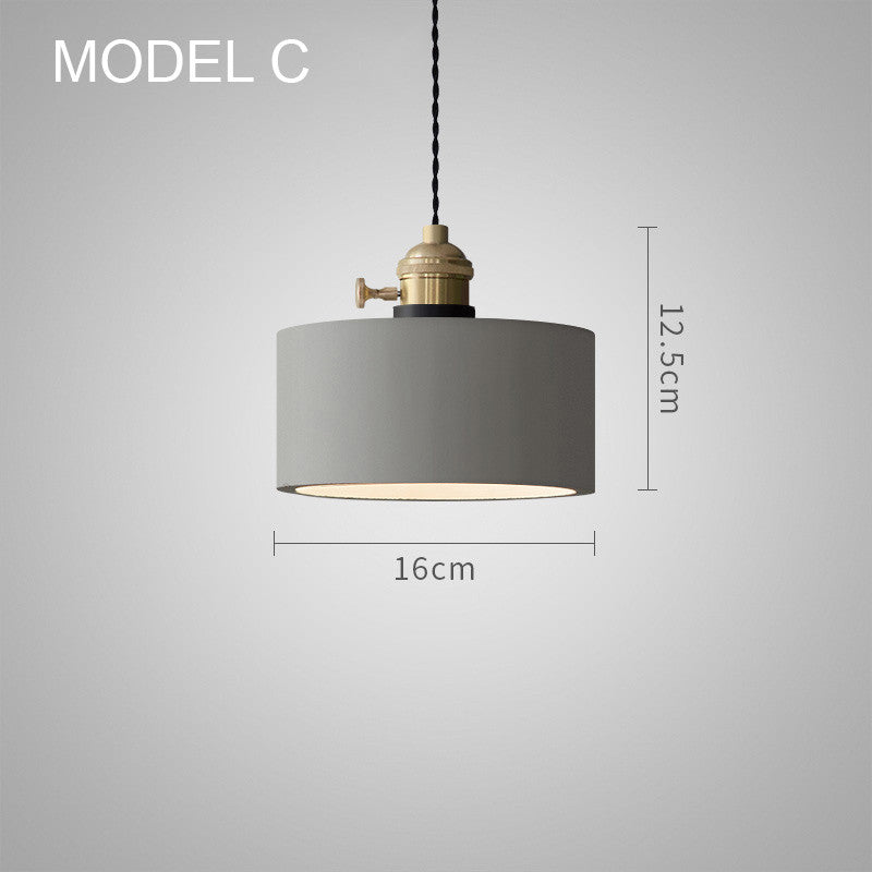 Concrete Vasa Minimalist Pendant Light