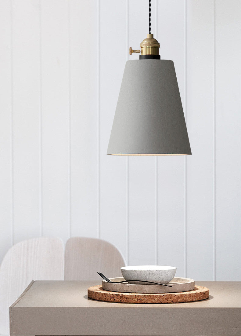 Concrete Vasa Minimalist Pendant Light