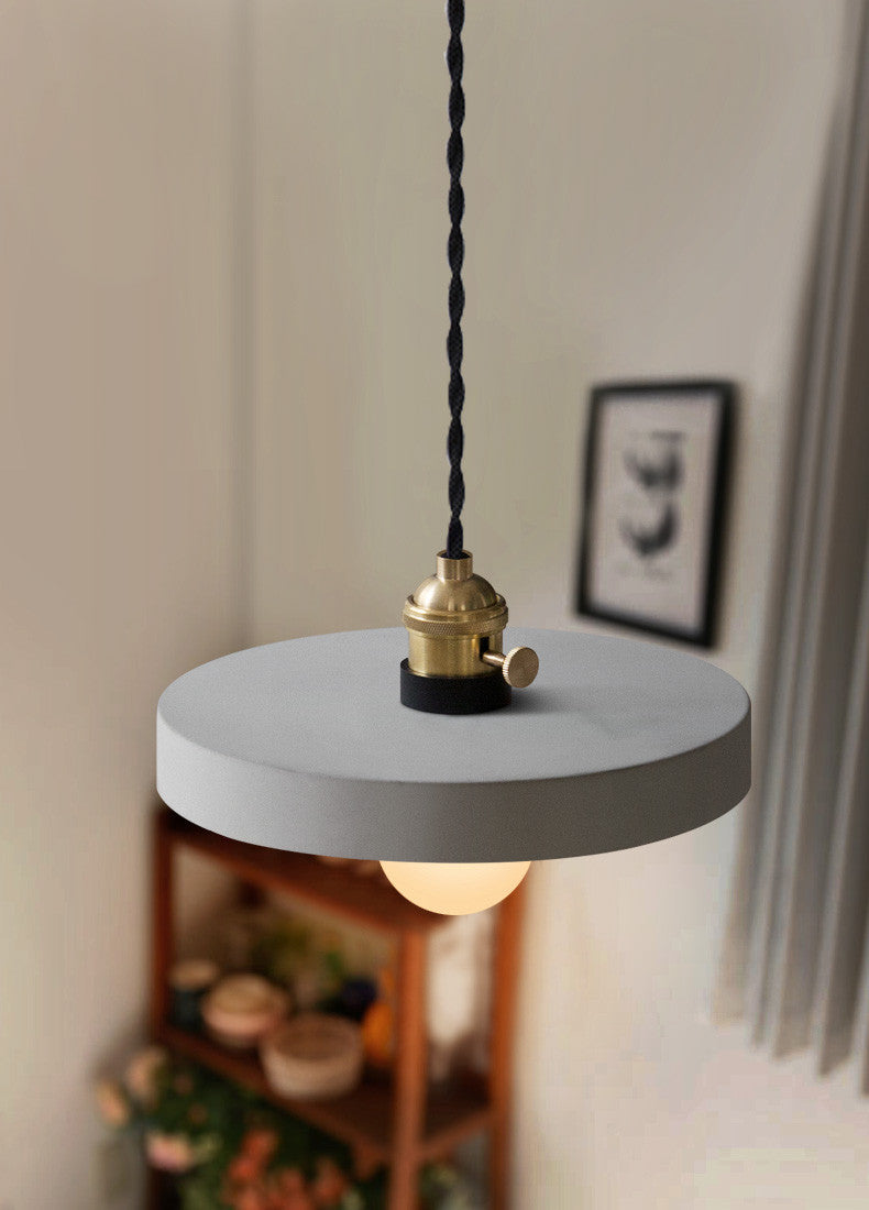 Concrete Vasa Minimalist Pendant Light