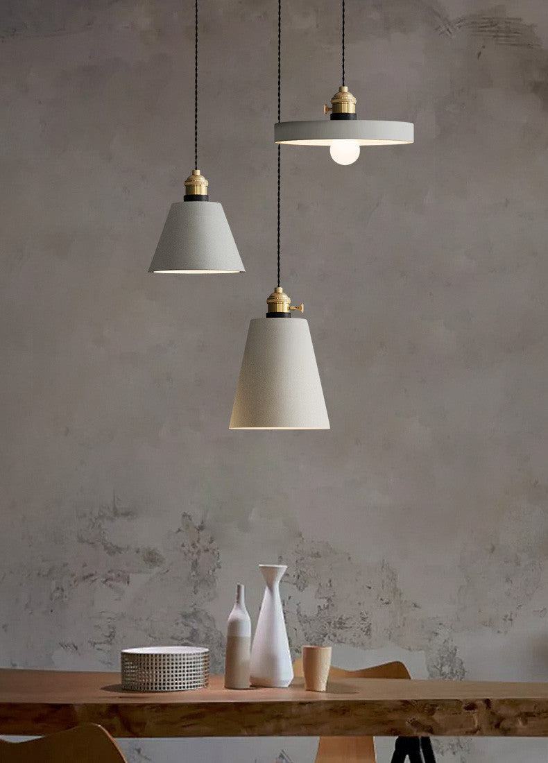 Concrete Vasa Minimalist Pendant Light