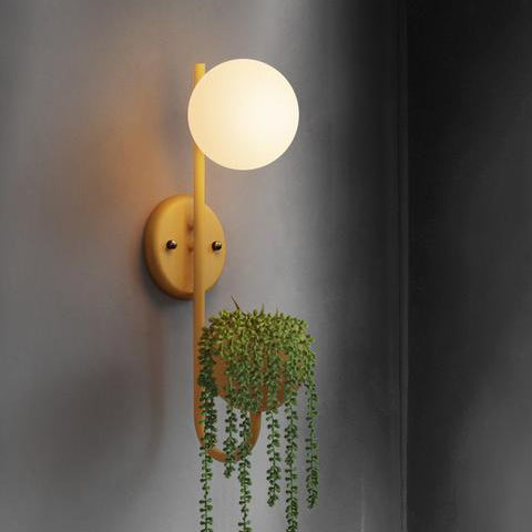 Ritz Single Head Pot Plant Wall Light