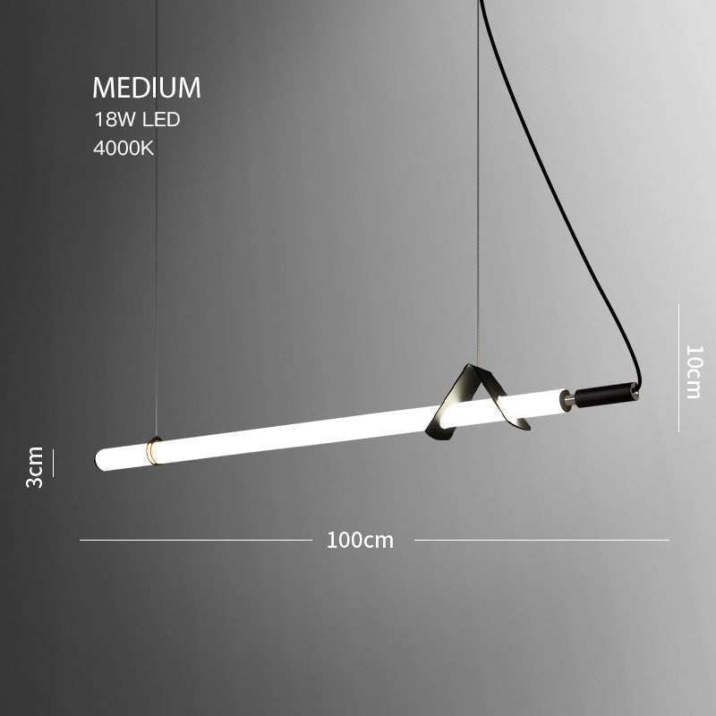 Sasaki Minimalist Linear Suspension Pendant Light