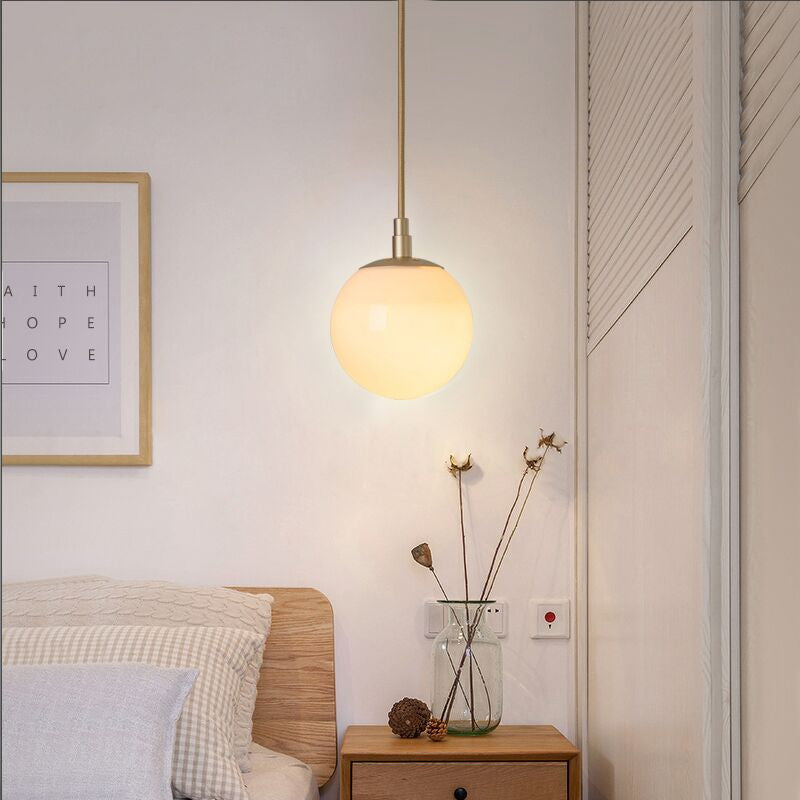 Ritz Single Head Brass Coloured Pendant Light