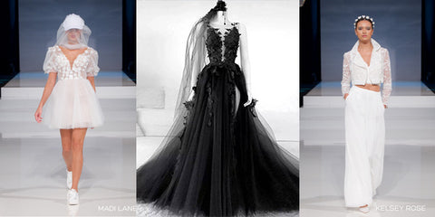 Edgy Alternatives Black Wedding Dresses
