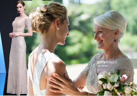 mother of the bride hairstyle dresses for black tie wedding