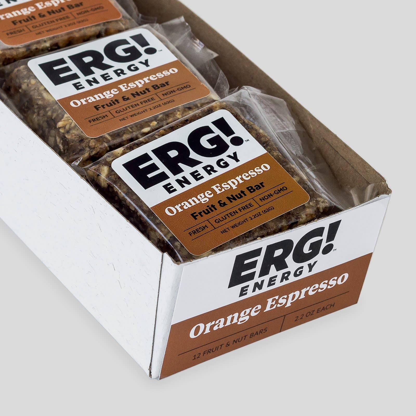ERG! Bars - Orange Espresso ERG! - Box of 12 Bars