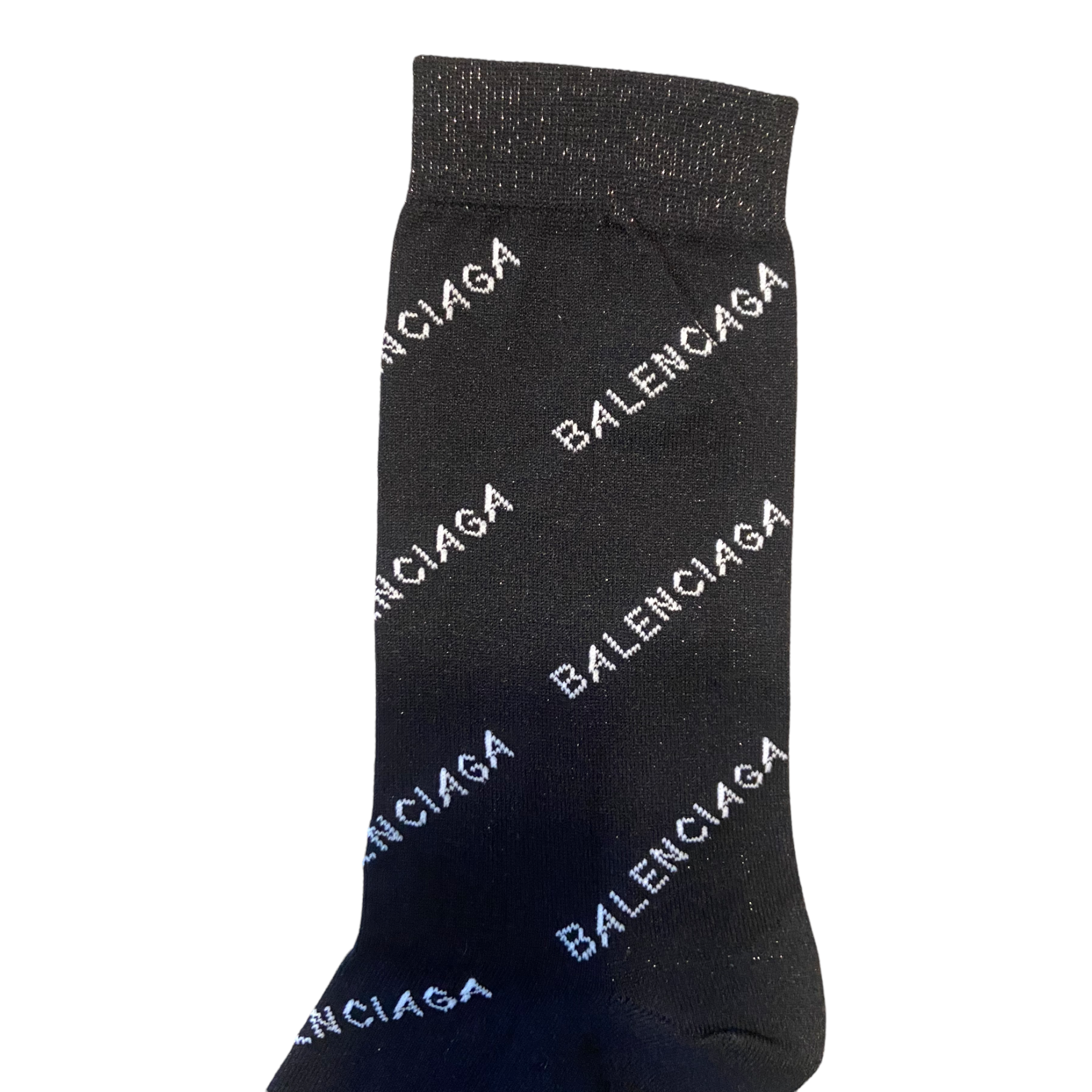 Balenci Inspired Tights Material Socks- Black