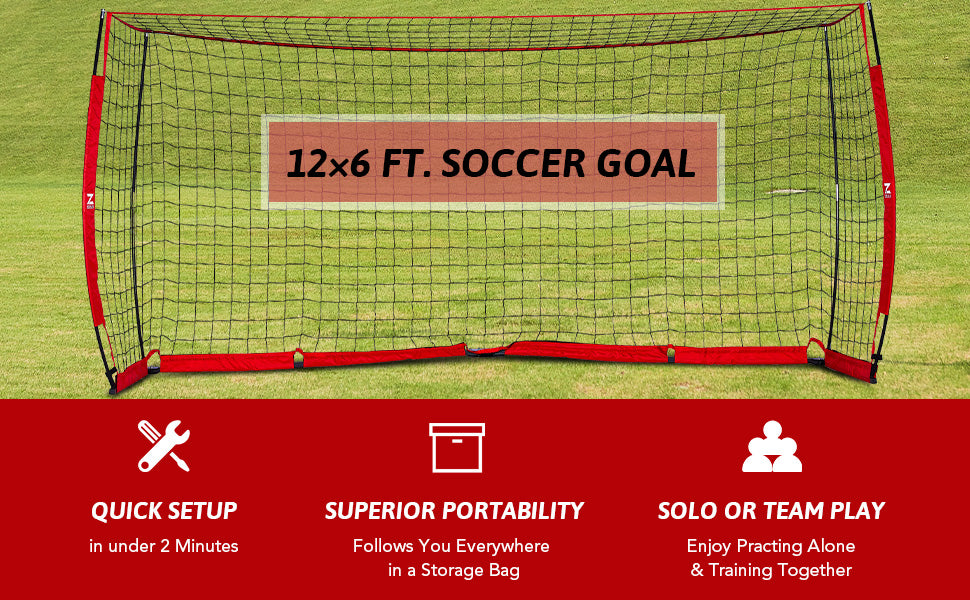 12x6 FT Soccer Goal