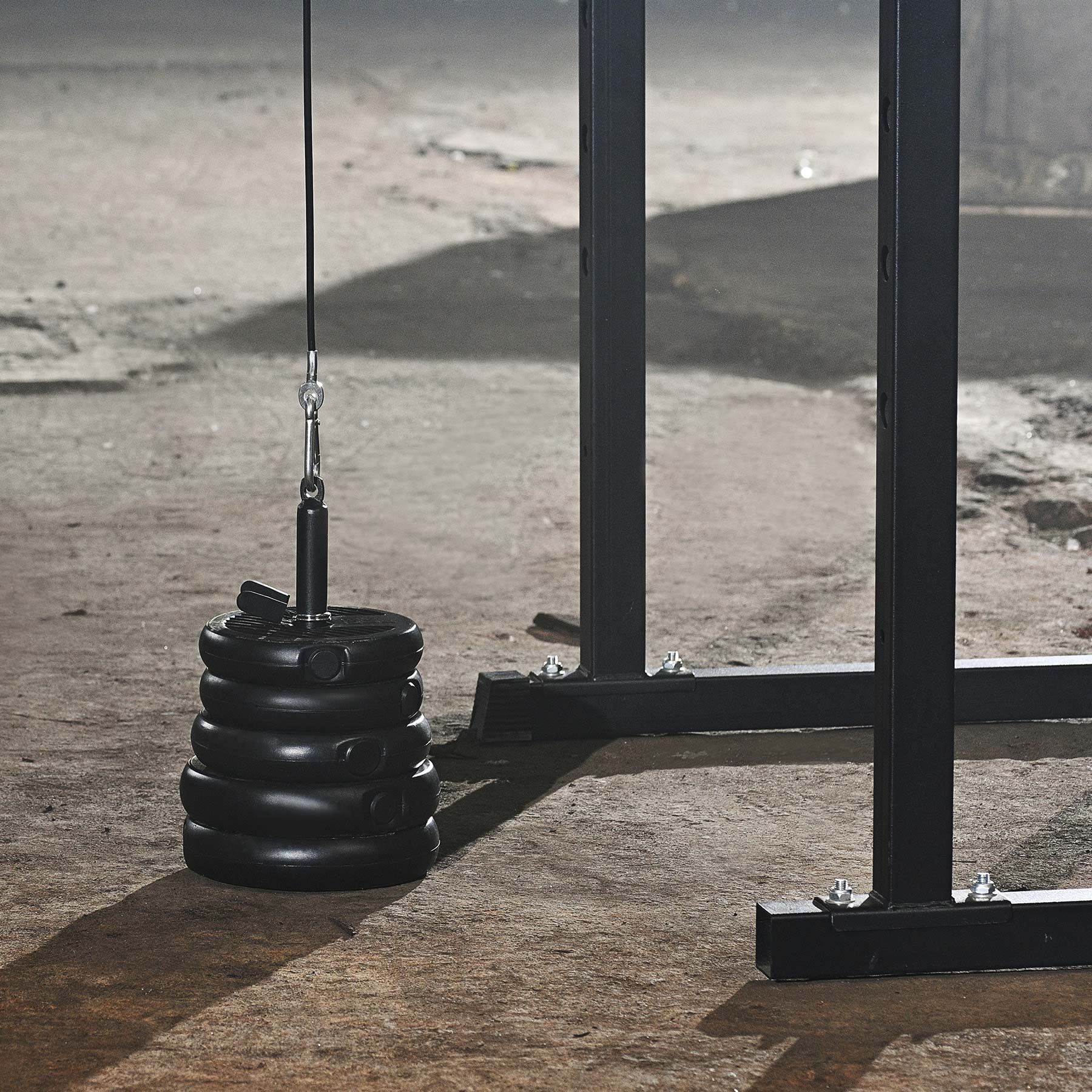 cable machine set, crossover pulley system