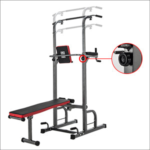 Adjustable Height Space-Saving Power Tower