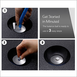 Balance Ball Trainer Easy to Inflate