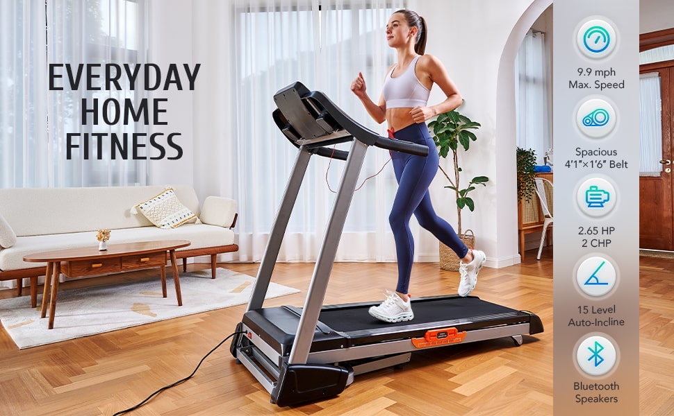 Foldable Treadmill Home Office Workout Equipment