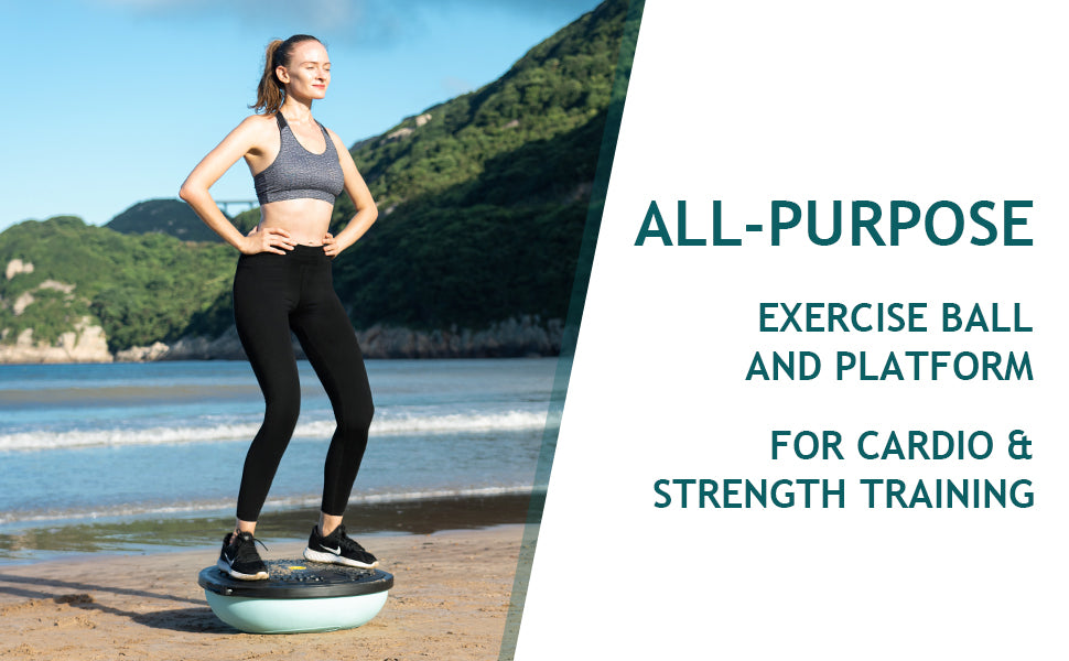 Half Yoga Exercise Ball