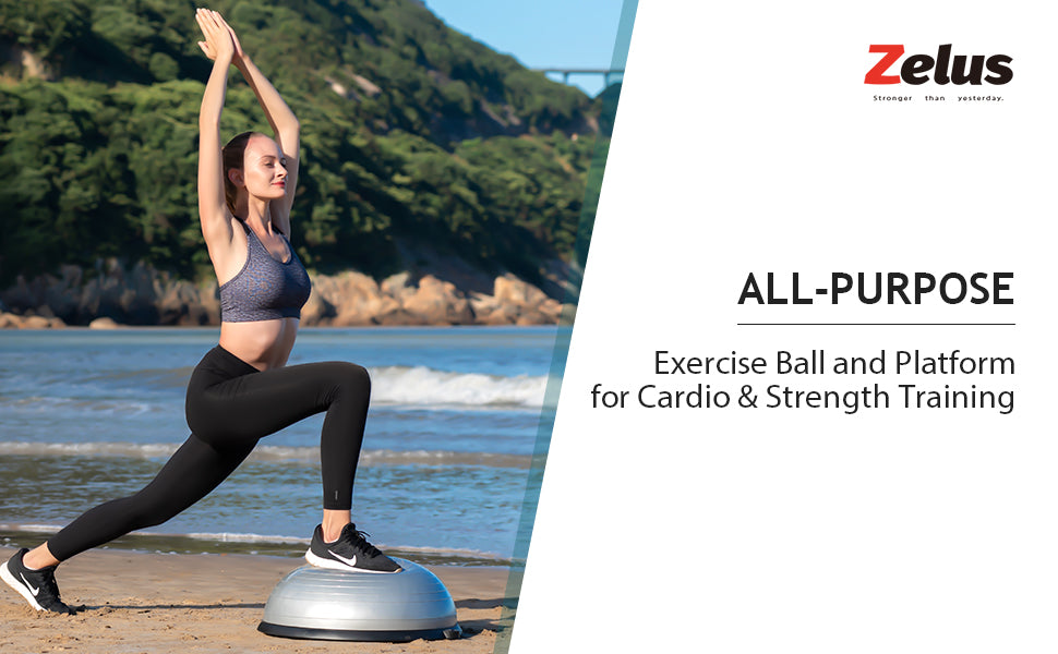 Half Yoga Exercise Ball