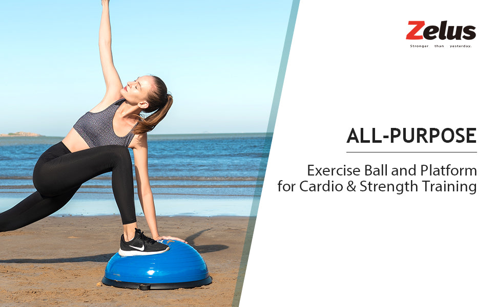 Half Yoga Exercise Ball