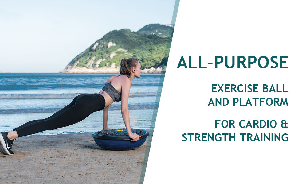 Half Yoga Exercise Ball