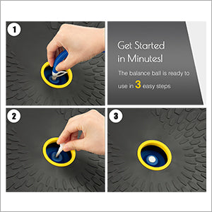 Quick and Easy Setup Balance Ball